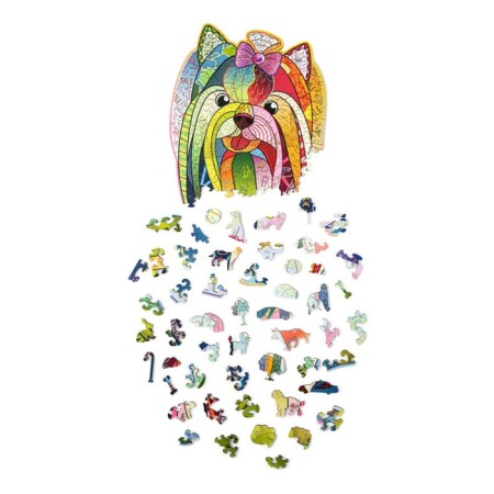 Wooden Puzzle "New Yorkshire with Swarovski crystals", 45 × 34 cm-6