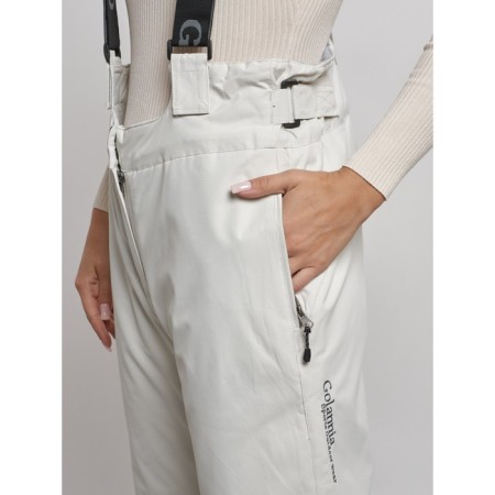 Semi -combinezone female ski insulated, size 46, white color-10