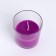 Candle in a smooth glass flavored "mountain lavender", 8.5 cm