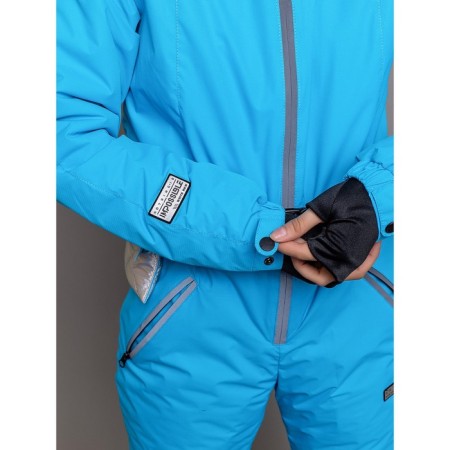 Overalls for a girl, height 170 cm, color blue lagoon-6