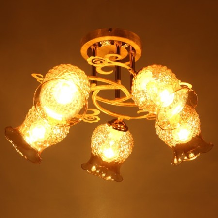Frezi chandelier 5he27 40W gold 58x58x28 cm Bayerlux-2