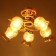 Frezi chandelier 5he27 40W gold 58x58x28 cm Bayerlux