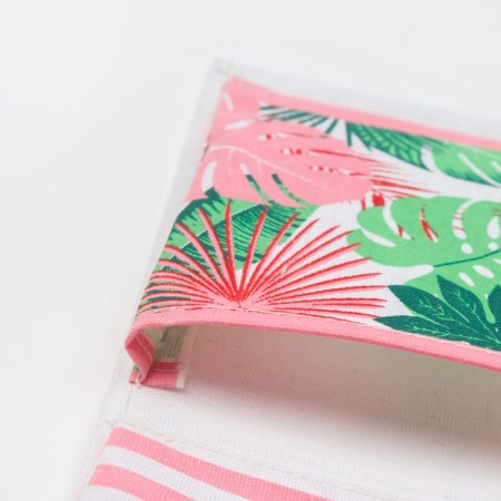 Textile pocket "Tropical Dream" 3 departments, 20x56 cm-6
