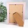 Photo frame plastic 10x15 cm "Little mesh" white with double gold stroke 18.3x13.5 cm