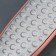 Feet heaps, trapezoid, laser, bilateral, 24.5 cm, pink color