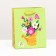 Gift package "Lake with a bouquet" 11.5 x 14.5 x 6.5 cm