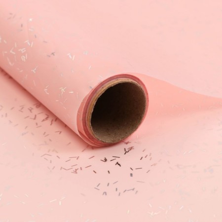 Flower Film "Star Night", 58 cm x 5 m pink lotus-3