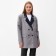 Women's jacket with contrasting collar Minaku: Casual Collection Color Gray, Rr. 48