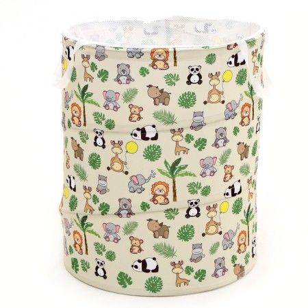 Basket for storing toys "Beasts", 50 x 40 cm, beige-2