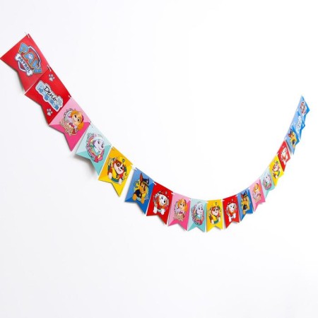 Girlyanda-lobby "Happy Birthday!", Puppy Patrol, 300 cm