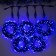 Garland "Clip-Light" 5 threads of 20 m, IP44, UMS, dark thread, 665 LED, glow blue, 24 V