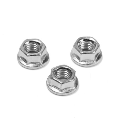 Tundra nut, with a flange, Din6923, galvanized, M5, 20 pcs