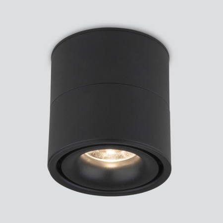 Ceiling accent light (SPOT) ELEKTROSTANDARD, KLIPS LED 15 W, 100X100X106 mm, IP20, black matte color-1