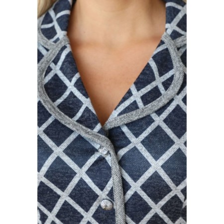 Women's dress, size 42, blue color-1