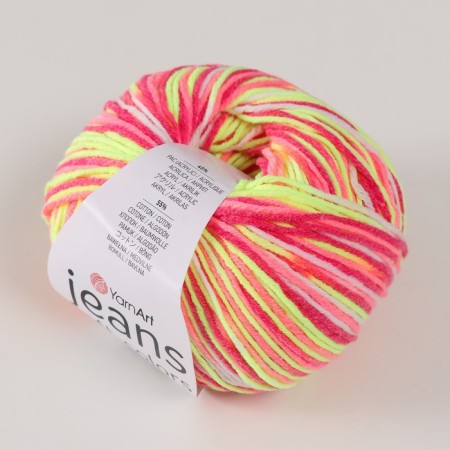 Yarn "Jeans Soft Colors" 55% cotton, 45% acrylic 160m/50g (6214)-1