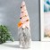 Interior doll "Gnome in a cap with chamomile and roses" 36x7x6 cm cm cm
