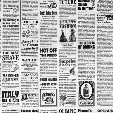 Package paper "newspaper", fat -resistant, with paraffin 30.5 x 30.5 cm