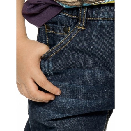 Pants for boys, height 116 cm, blue color-6