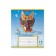 Notebook 12 sheets in the ruler, erichkrause "Corgi", cover coated cardboard, block offset, mix