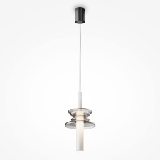 Suspension lamp Maytoni Mod255PL-01B4, 1xG9, 28W, 18x18x335 cm, Black color black