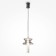 Suspension lamp Maytoni Mod255PL-01B4, 1xG9, 28W, 18x18x335 cm, Black color black