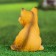 Garden figure "Sutting fox" 14cm