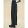 Pants for girls, height 122 cm, dark gray color