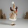 Souvenir textile "Deer in beige fur coat" 6.5x8x20 cm