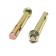 Anchor bolt of scrap, with a nut, galvanized, 10x97 mm, 75 pcs