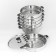 Altyn Mantock, 7.5 l, d = 30 cm, 5 sections, a metal cover, with a heat distribution layer, induction