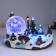Souvenir Polystone Water Ballion Music, Light "Lapland" is spinning d = 10 cm 25.5x17x16 cm