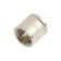 Cut "CTM", 1/2 ", internal thread, nickelized brass