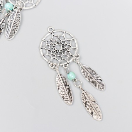 Decor Metal for creativity "Dreams with turquoise" set 2 pcs 7.5x2.8 cm-1