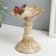 Souvenir Ceramics stand "Birds on a column with a bowl" 15x10.5x10 cm
