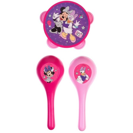 Musical instruments "Marakas and Buben: Minnie Mouse", 3 objects, pink color-4