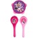 Musical instruments "Marakas and Buben: Minnie Mouse", 3 objects, pink color