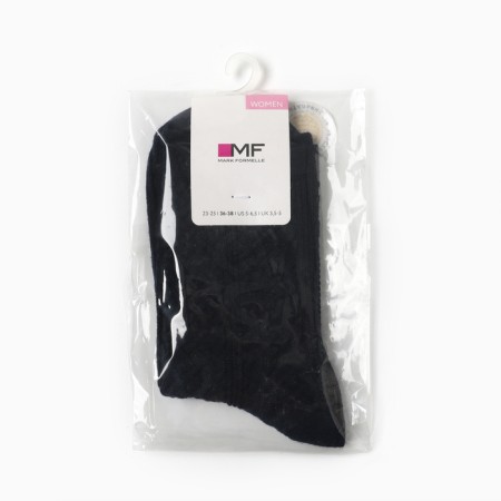 Women's socks, dark blue color, size 23-25-3