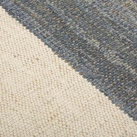 Reding from jute, denim and wool Tkano Hyderabad Ethnic, size 160x230 cm-10