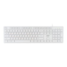 Клавиатура Acer OKW123 белый USB (ZL.KBDEE.00D)