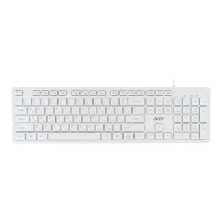 Keyboard Acer OKW123 White USB (zl.kbdee.00d)
