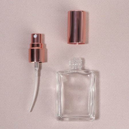 Perfume bottle, with a spray, 15 ml, color pink gold-6
