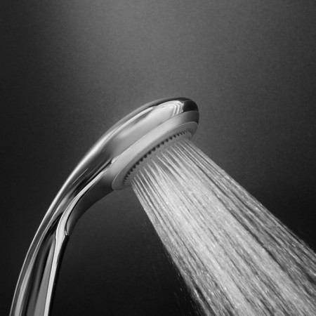 Showing watering can Zein Z0111, 1 mode, d = 80 mm, plastic, chromium color-8