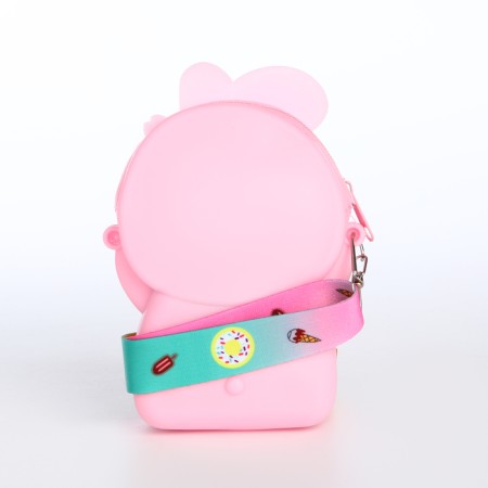 Bag's bag with lightning, pink color-1