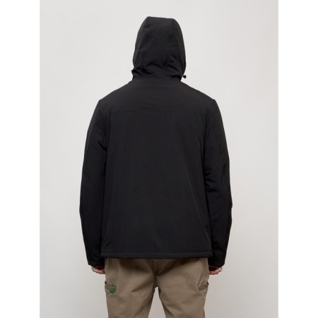 Sports male jacket, size 48, black color-8