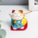 Souvenir Ceramics "Mani-Neko with accessories" 4.5x3.8x4.6 cm set 5 pcs