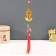 Plastic suspension, textiles "Chinese coin on the ingot of iambic with peanuts" 30 cm