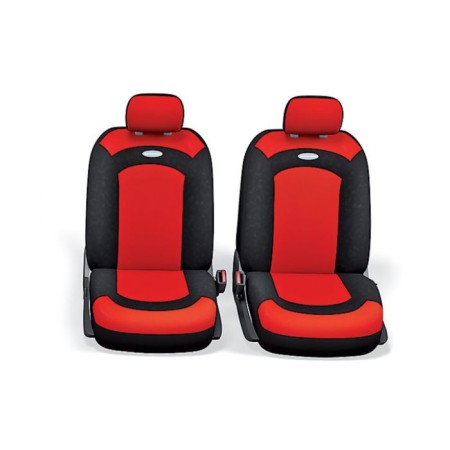 Autoshekhli university Autoprofi Extreme, XTR-803 BK/RD (M), velor+mesh fabric, set of 8 objects, black/red color-1