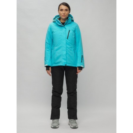 Ski suit female, size 44, blue color-1