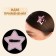 Application with sequins "Star", 3.7 × 3.7 cm, 10 pcs, pink color