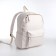 Youth backpack with lightning, 4 pockets, white color